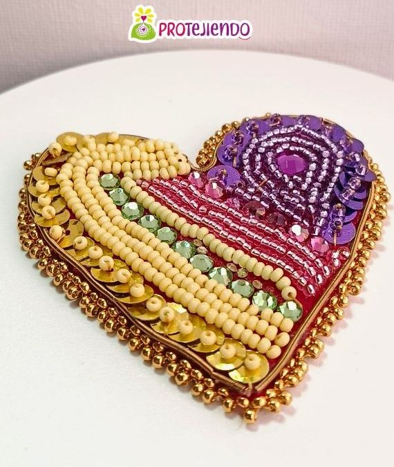 Prendedor de corazón